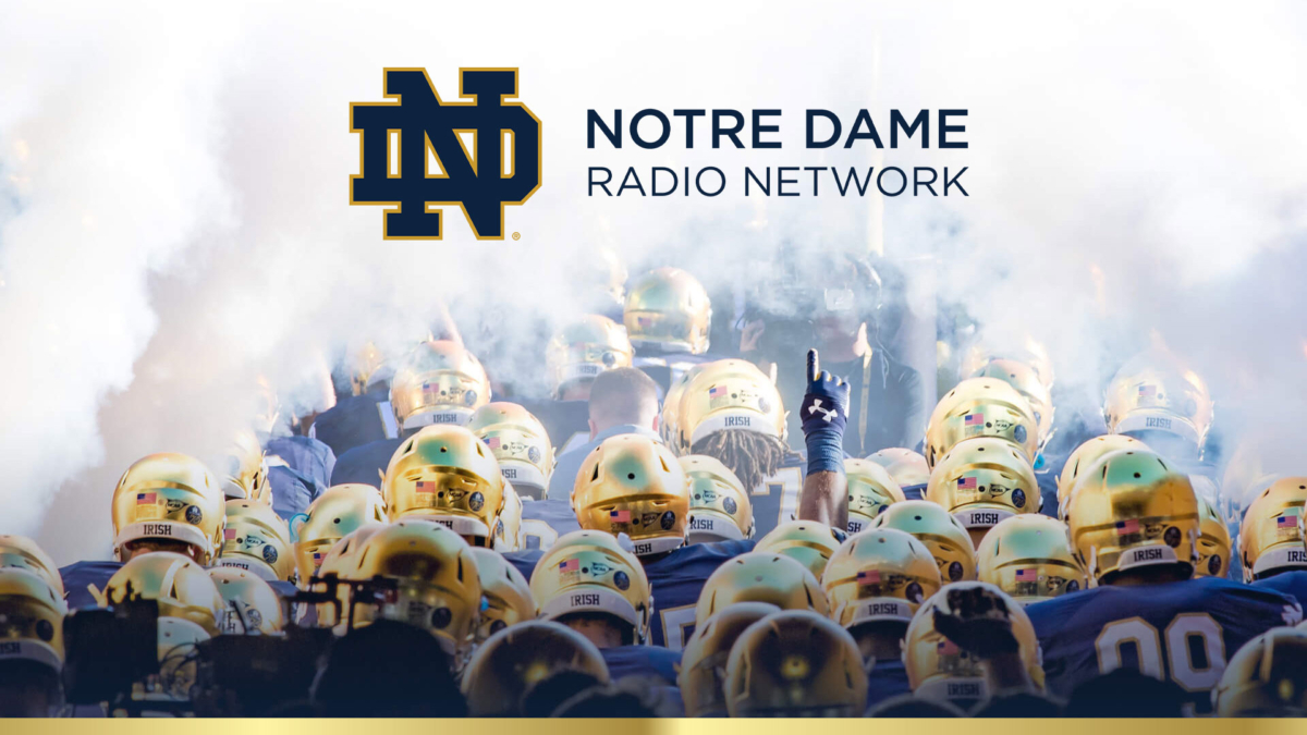 notre dame football radio